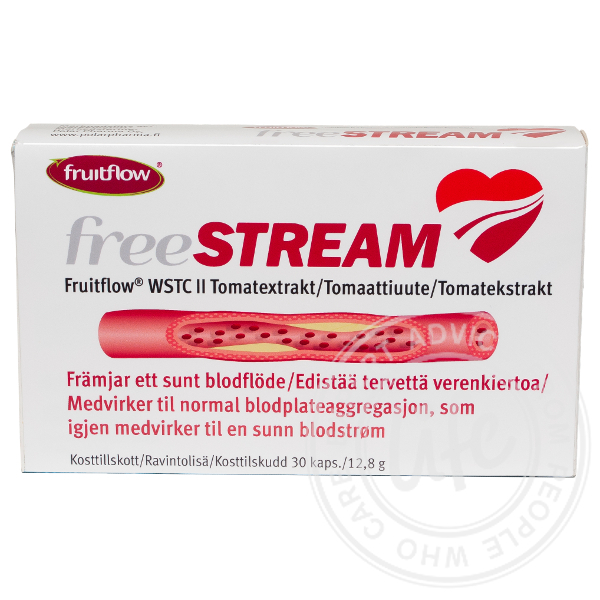 Fruitflow capsules as being sold in Scandinavia