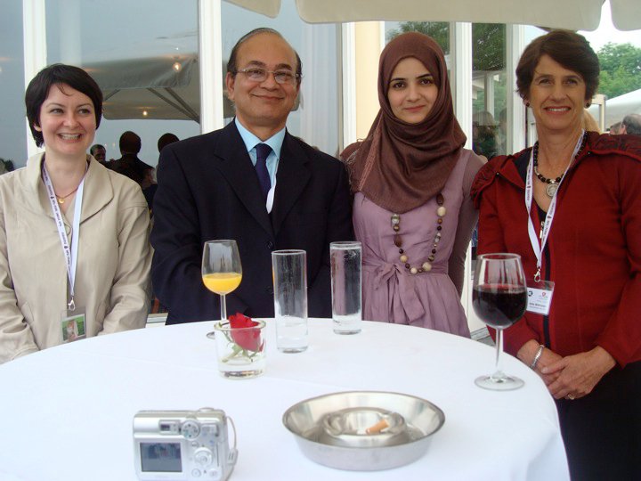 With Students at the Maastricht meeting